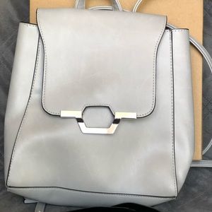 Beautiful grey backpack